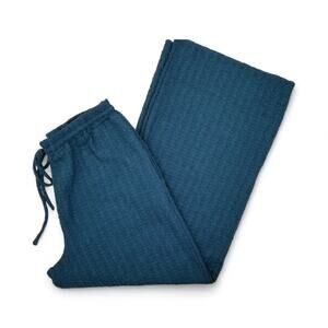 GOOD LUCK GEM Pants Wide Leg Crinkle Knit - Size XL